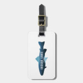 Indian Lake New York Fish Bagagelabel (Voorkant verticaal)