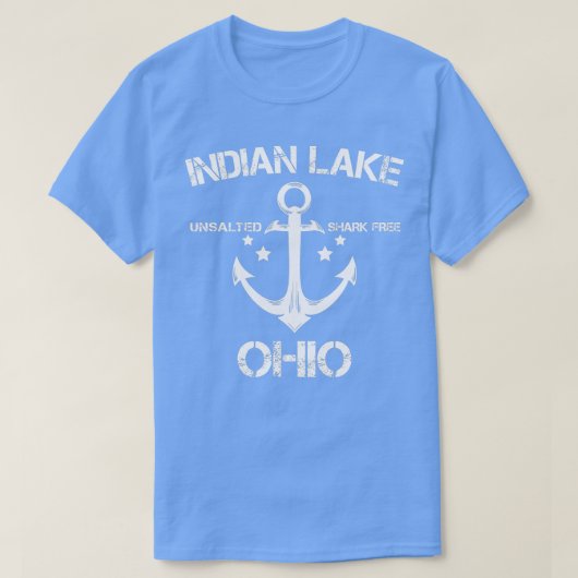 INDIAN LAKE OHIO Funny Vist camping Summer Gift T-shirt (Design voorkant)