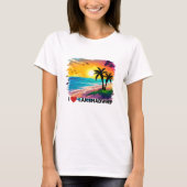 Indian Lakshadweep strand vakantie T-shirt, India  T-shirt (Voorkant)