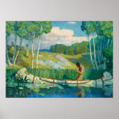 Indian Love Call, 1927, van Newell Convers Wyeth Poster (Voorkant)