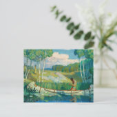 Indian Love Call van Newell Convers Wyeth Briefkaart (Staand voorkant)