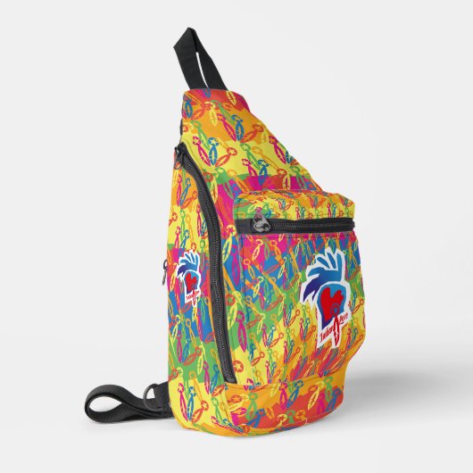 INDIAN LOVE HEART BY MASANSER SLING BAG (Linkerhoek)
