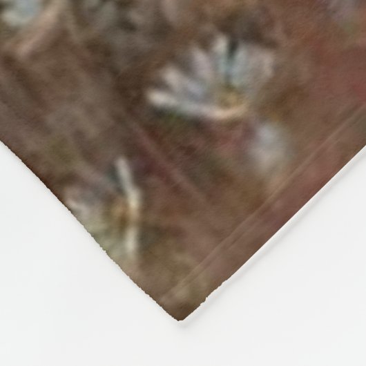 INDIAN MAIDEN- EN WOLF-koppelingen Fleece Deken (Hoek)