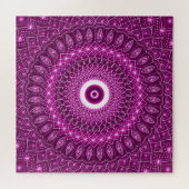 Indian Mandala roze Modern Stijlvolle Yoga Boho Sc Legpuzzel (Horizontaal)