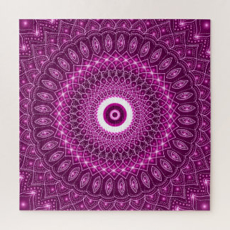 Indian Mandala roze Modern Stijlvolle Yoga Boho Sc Legpuzzel