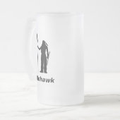 Indian Mohawk Matglas Bierpul (Voorkant links)