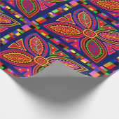 Indian Mola Flora Cadeaupapier (Hoek)