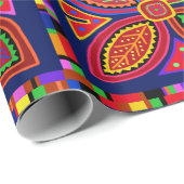 Indian Mola Flora Cadeaupapier (Rol Hoek)