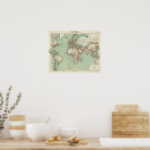 Indian Ocean, Atlantic Ocean Poster (Keuken)