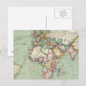 Indian Ocean, Atlantische Ocean Briefkaart (Voorkant / Achterkant)