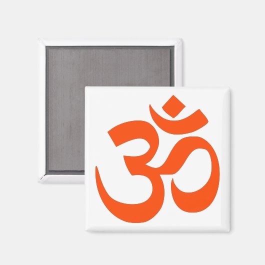 Indian Om Symbol Magneet (Voorkant / Achterkant)