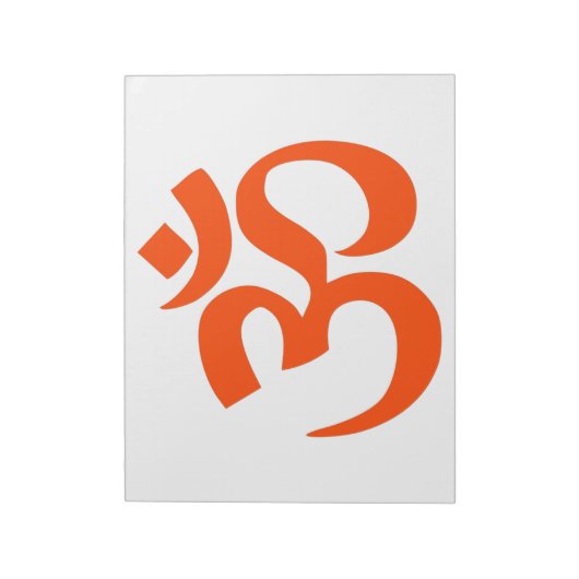 Indian Om Symbol Notitieblok (Linkerzijde)