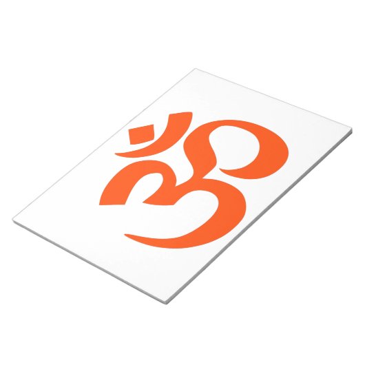 Indian Om Symbol Notitieblok (Schuin)