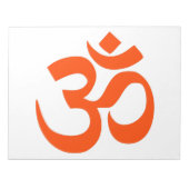 Indian Om Symbol Notitieblok (Voorkant)