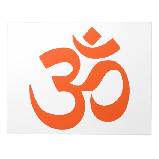 Indian Om Symbol Notitieblok (Voorkant)
