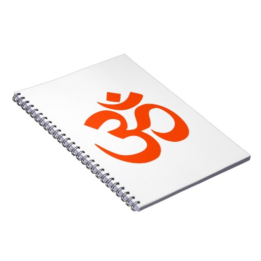 Indian Om Symbol Notitieboek (Rechterzijde)