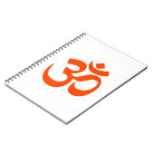 Indian Om Symbol Notitieboek (Linkerzijde)