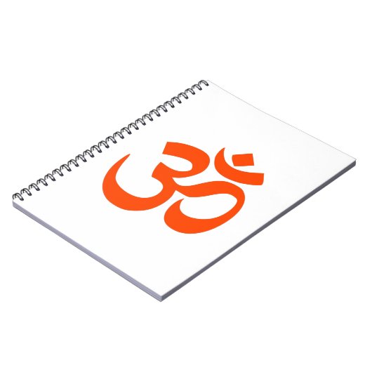 Indian Om Symbol Notitieboek (Linkerzijde)