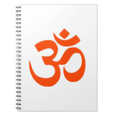 Indian Om Symbol Notitieboek (Voorkant)