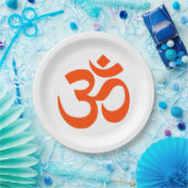 Indian Om Symbol Papieren Bordje (Feest)