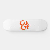 Indian Om Symbol Persoonlijk Skateboard (Horizontaal)