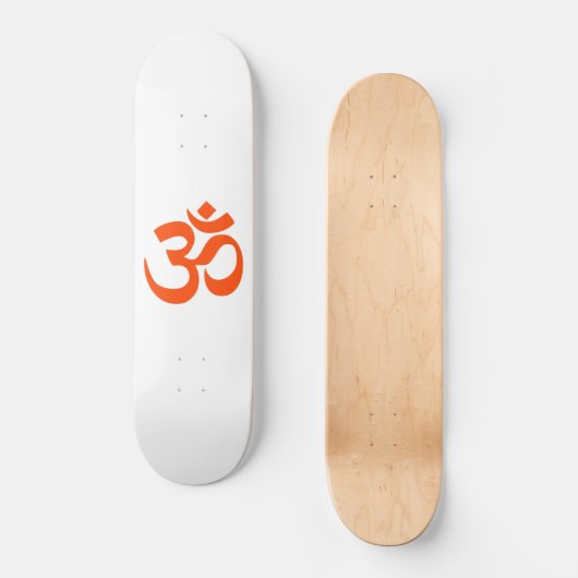 Indian Om Symbol Persoonlijk Skateboard (Voorkant)