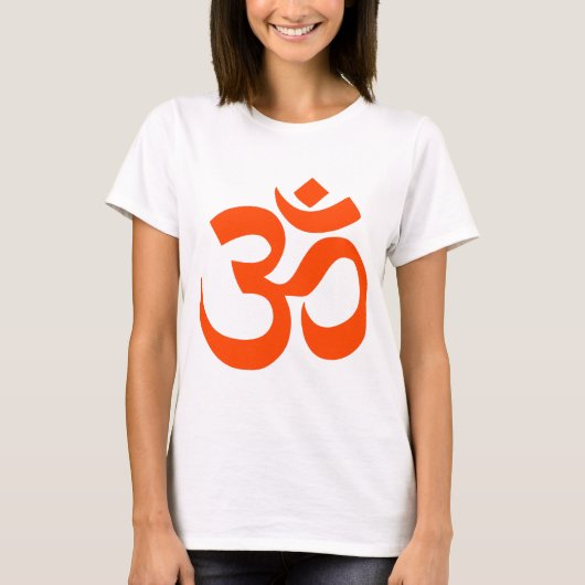 Indian Om Symbol T-shirt (Voorkant)
