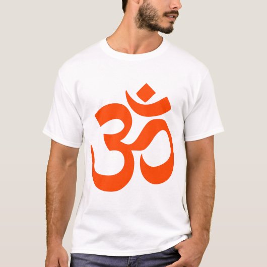 Indian Om Symbol T-shirt (Voorkant)
