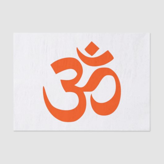 Indian Om Symbol Tissuepapier (Voorkant)