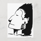 Indian or Eskimo Optical Illusion Briefkaart (Voorkant)