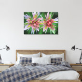 Indian Paintbrush, Banff NP, Alberta, Canada Canvas Afdruk (Insitu (Slaapkamer))