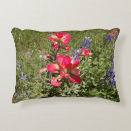 Indian Paintbrush Pillow Accent Kussen