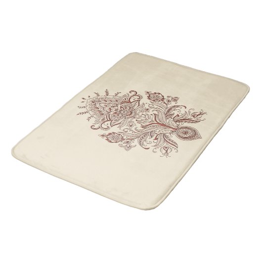 Indian Paisley - Bath Mat (Gekanteld)