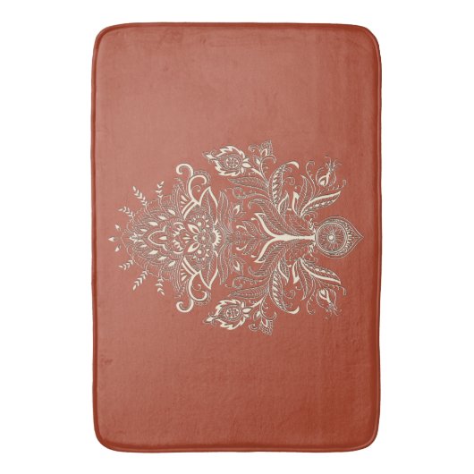 Indian Paisley - Bath Mat (Voorkant Verticaal)