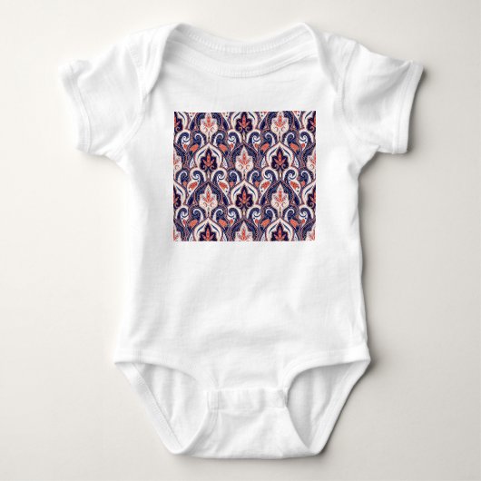 Indian Paisley: Naadloos bloemmedaillon. Romper (Voorkant)