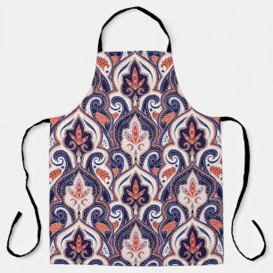 Indian Paisley: Naadloos bloemmedaillon. Schort