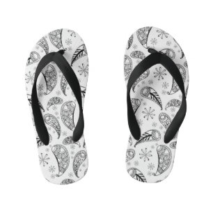 Indian Paisley Pattern Mankolam Kinder Teenslippers