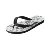 Indian Paisley Pattern Mankolam Kinder Teenslippers (Schuin)