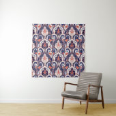 Indian paisley pattern seamless. Persian arabesque Wandkleed (In situ)