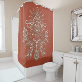 Indian Paisley - Shower Curtain Douchegordijn (In situ)