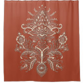 Indian Paisley - Shower Curtain Douchegordijn (Voorkant)