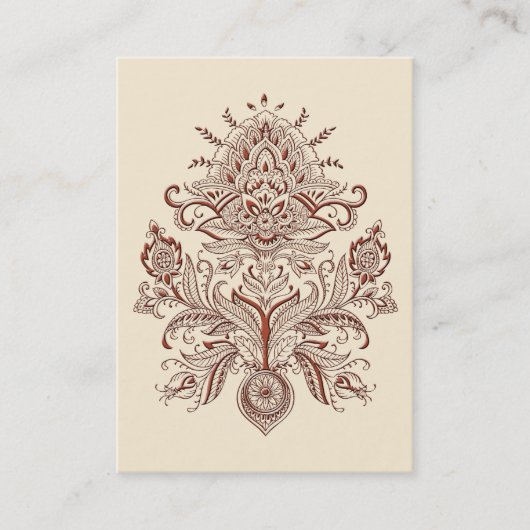 Indian Paisley - Visitekaartje (Voorkant)