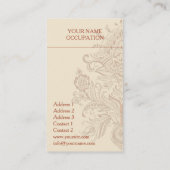 Indian Paisley - Visitekaartje (Achterkant)