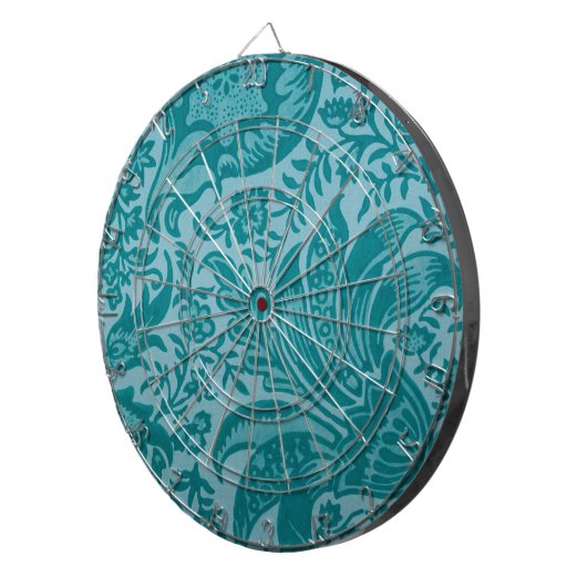 Indian Pattern (door William Morris) Dart Board Dartbord (Voorkant Rechts)