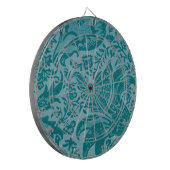 Indian Pattern (door William Morris) Dart Board Dartbord (Voorkant Links)