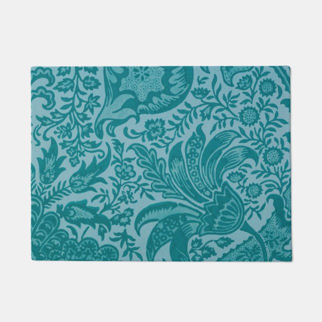 Indian Pattern (door William Morris) Doormat Deurmat (Voorkant)