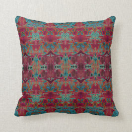 Indian Pattern Pillow-Home Decor-Red, Blue, Maroon Kussen