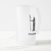 Indian Pawnee Matglas Bierpul (Voorkant rechts)