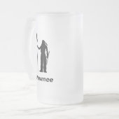 Indian Pawnee Matglas Bierpul (Voorkant links)