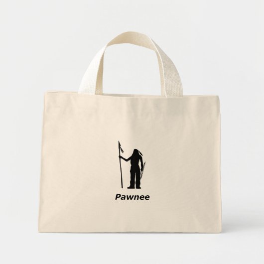 Indian Pawnee Mini Tote Bag (Voorkant)
